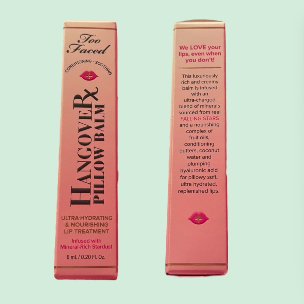 💕 2 for $40 💕 Too Faced Pillow Balm Hydrating Lip Treatment Lip Balm in Original